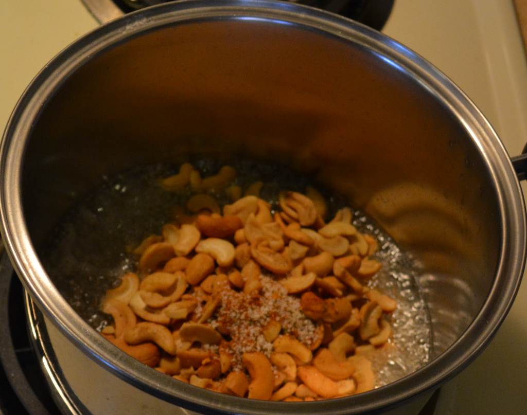 Caramelizing Sugar with Nuts and Spices